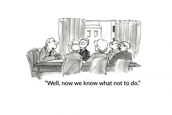 Well, now we know what not to do.