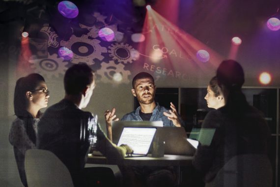 Brainstorming discussion about events